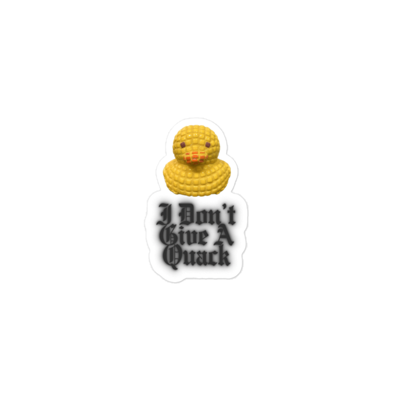 I Don’t Give A Quack Sticker