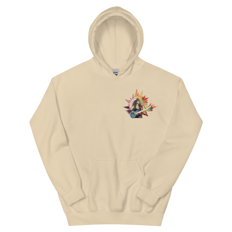 Jackie Hoodie Soft Brown Text