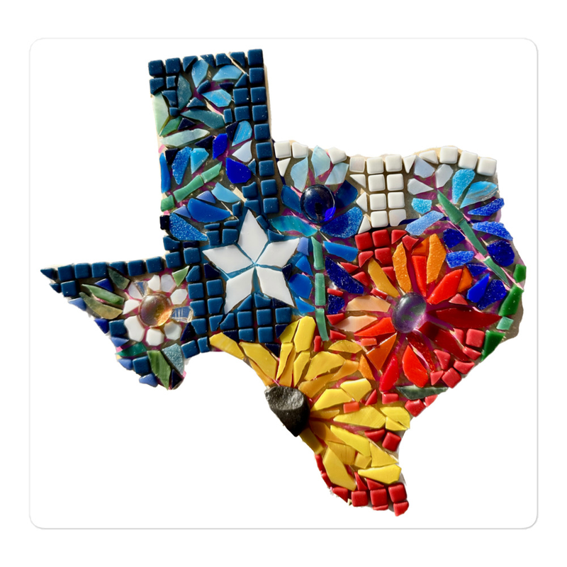 Texas Mosaic Sticker