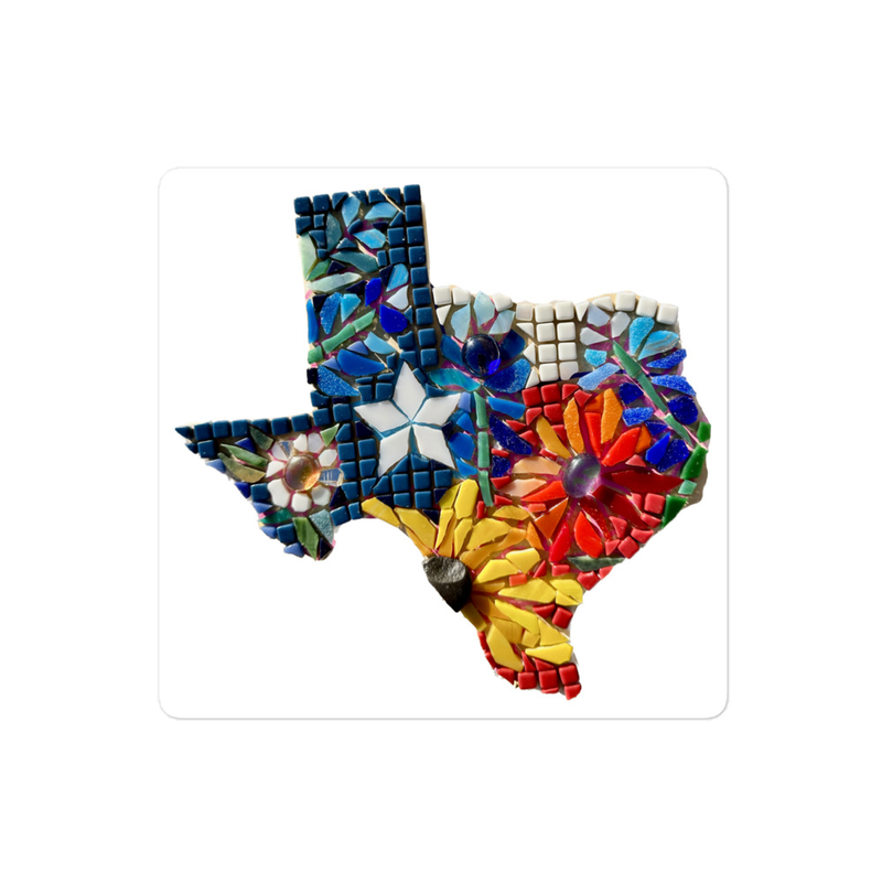 Texas Mosaic Sticker