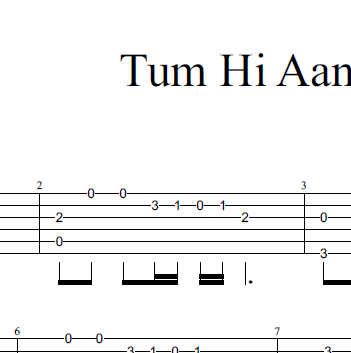 Tum Hi Aana - With Lyrics