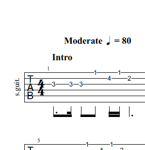 Oh Oh Jane Jaana - Solo Tab