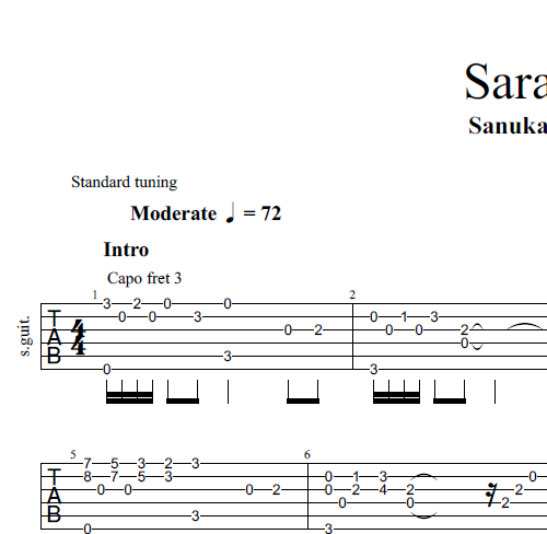 Saragaye -  Fingerstyle