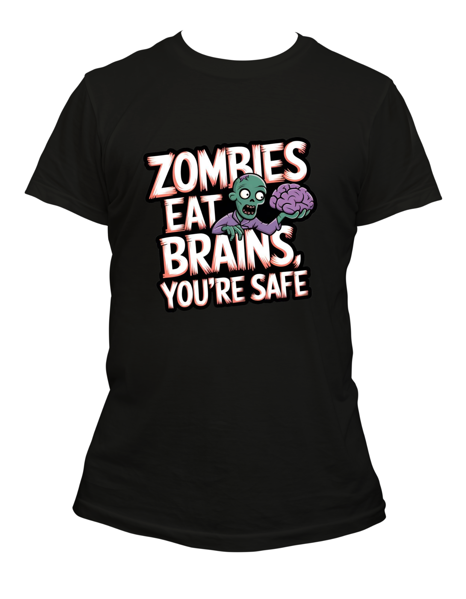 Sassy Zombies Eat Brains T-shirt