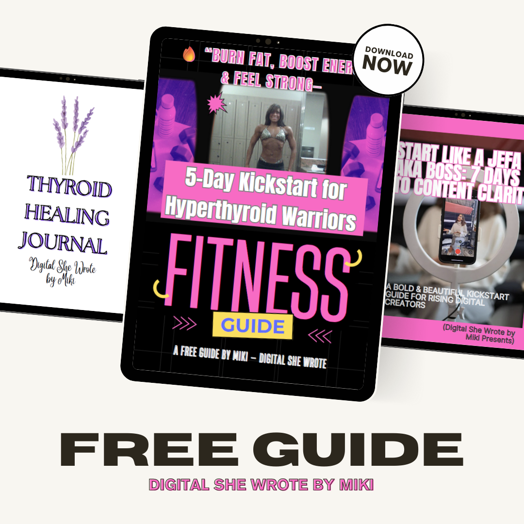 Get my 5-Day Kickstart for Hyperthyroid Warriors: 