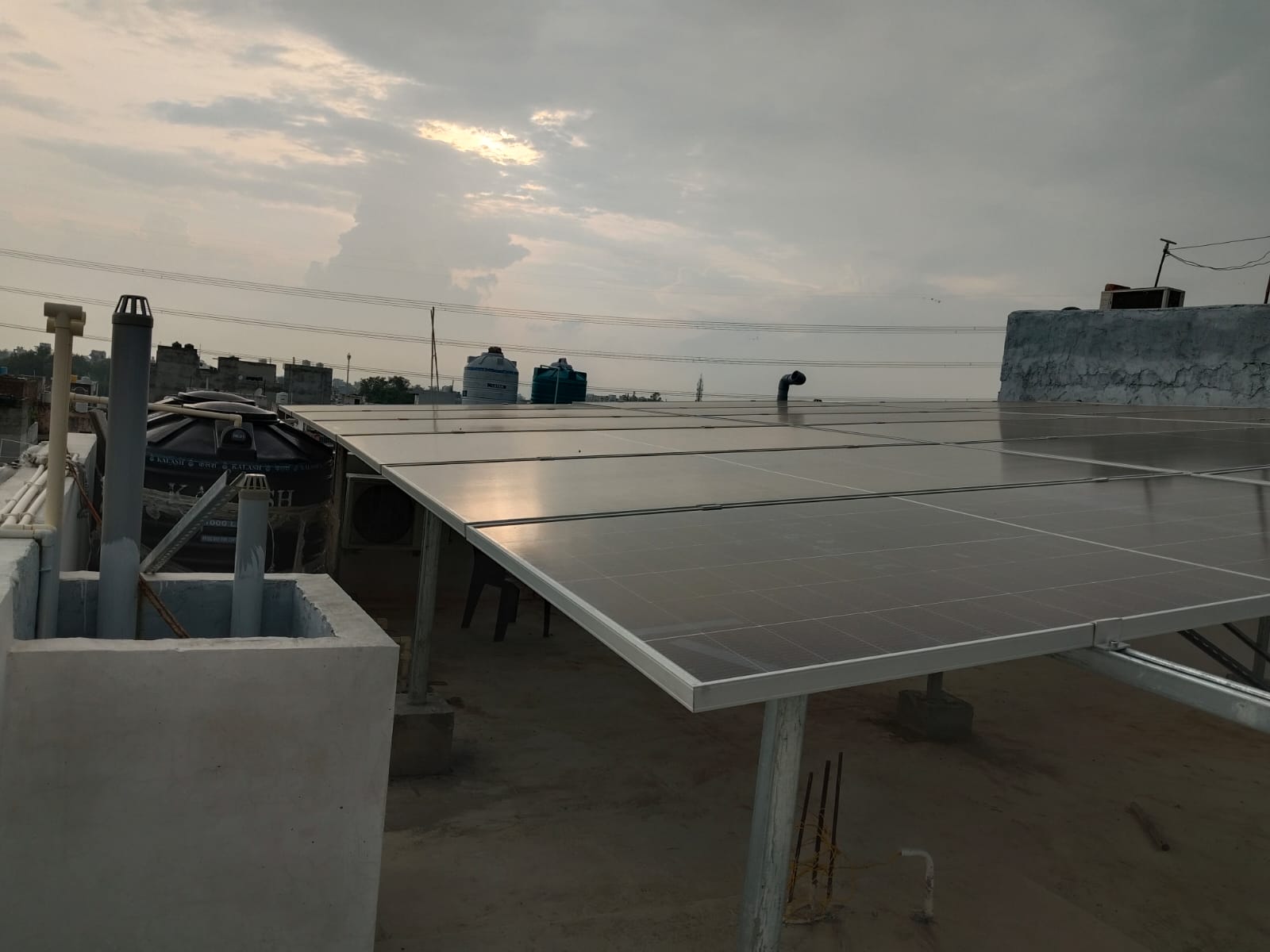 WAAREE Ongrid 10 KW Solar Power Generation System Non-DCR with complete installation and discom documentations warranty as per OEM