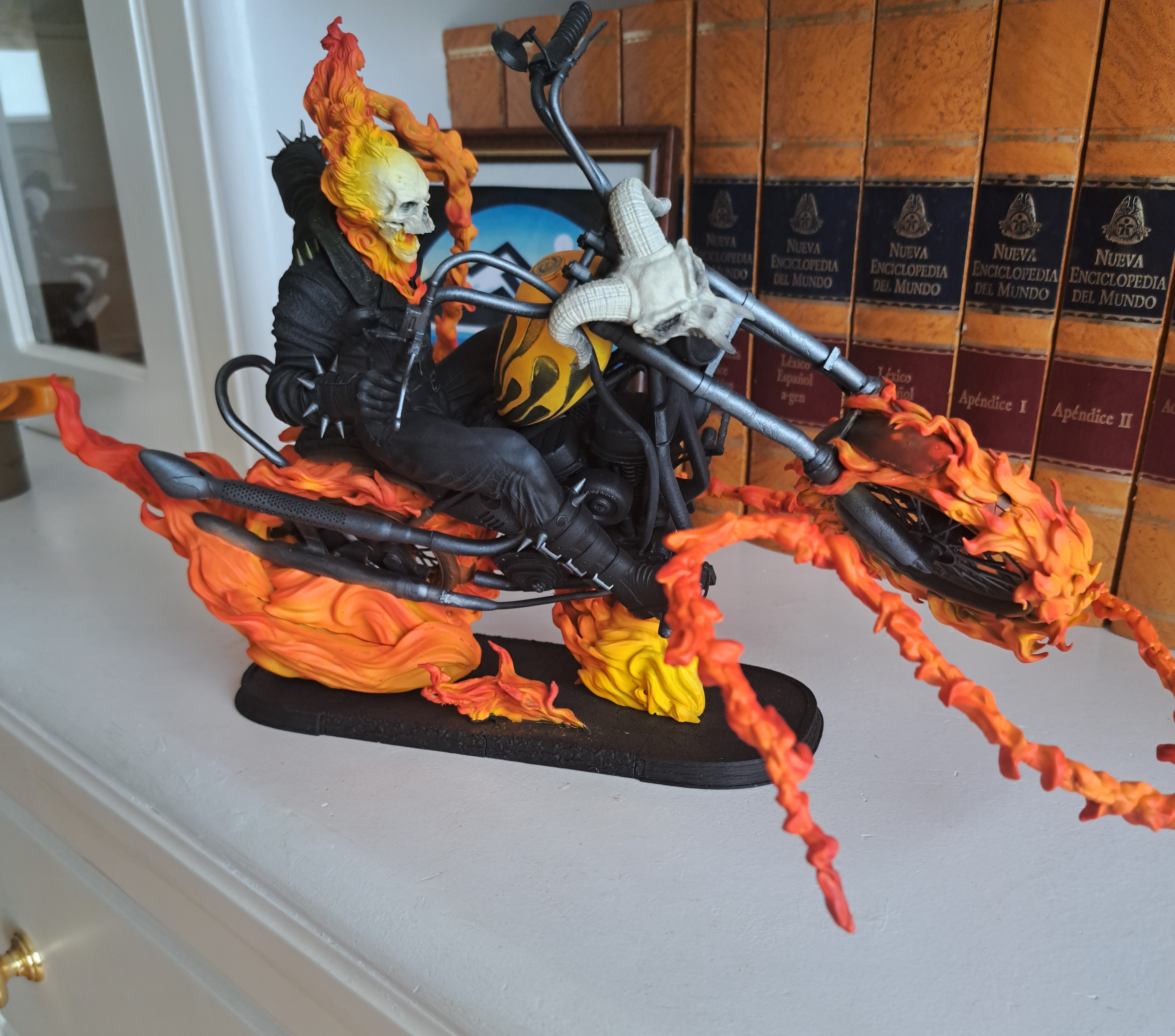 Figura de Ghost Rider en Moto 