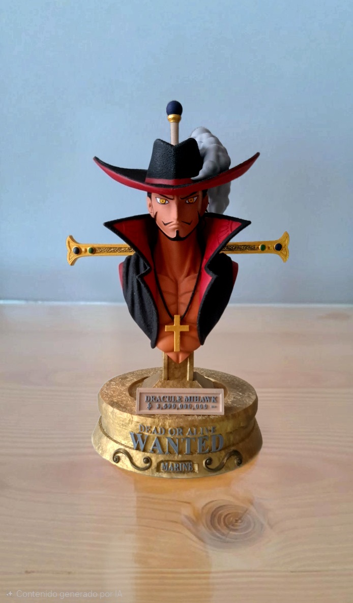  Busto de Dracule Mihawk – One Piece (35 cm)