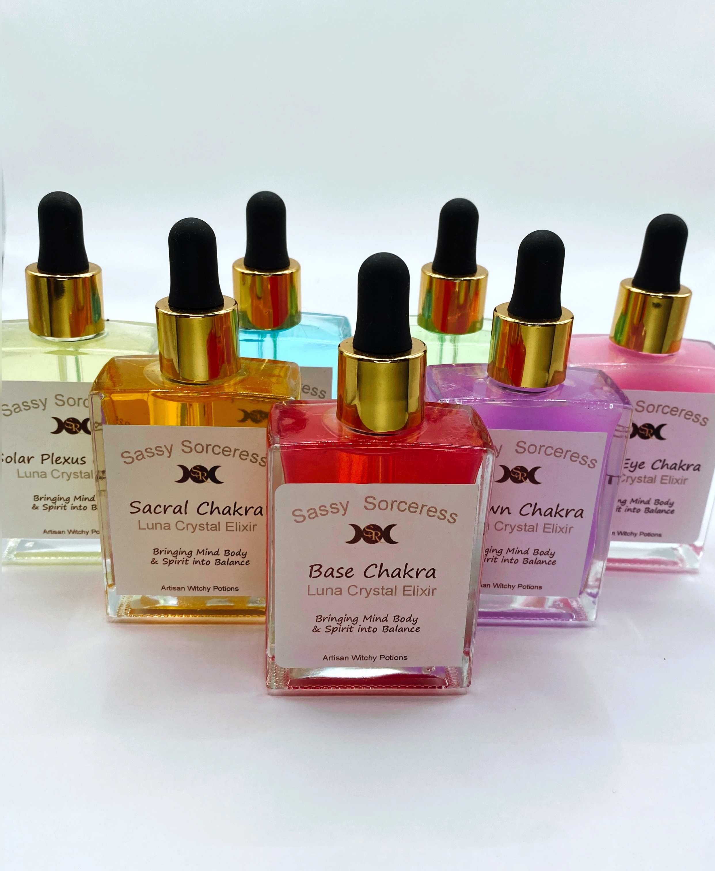 Chakra Crystal Elixir Practitioner Set of 7