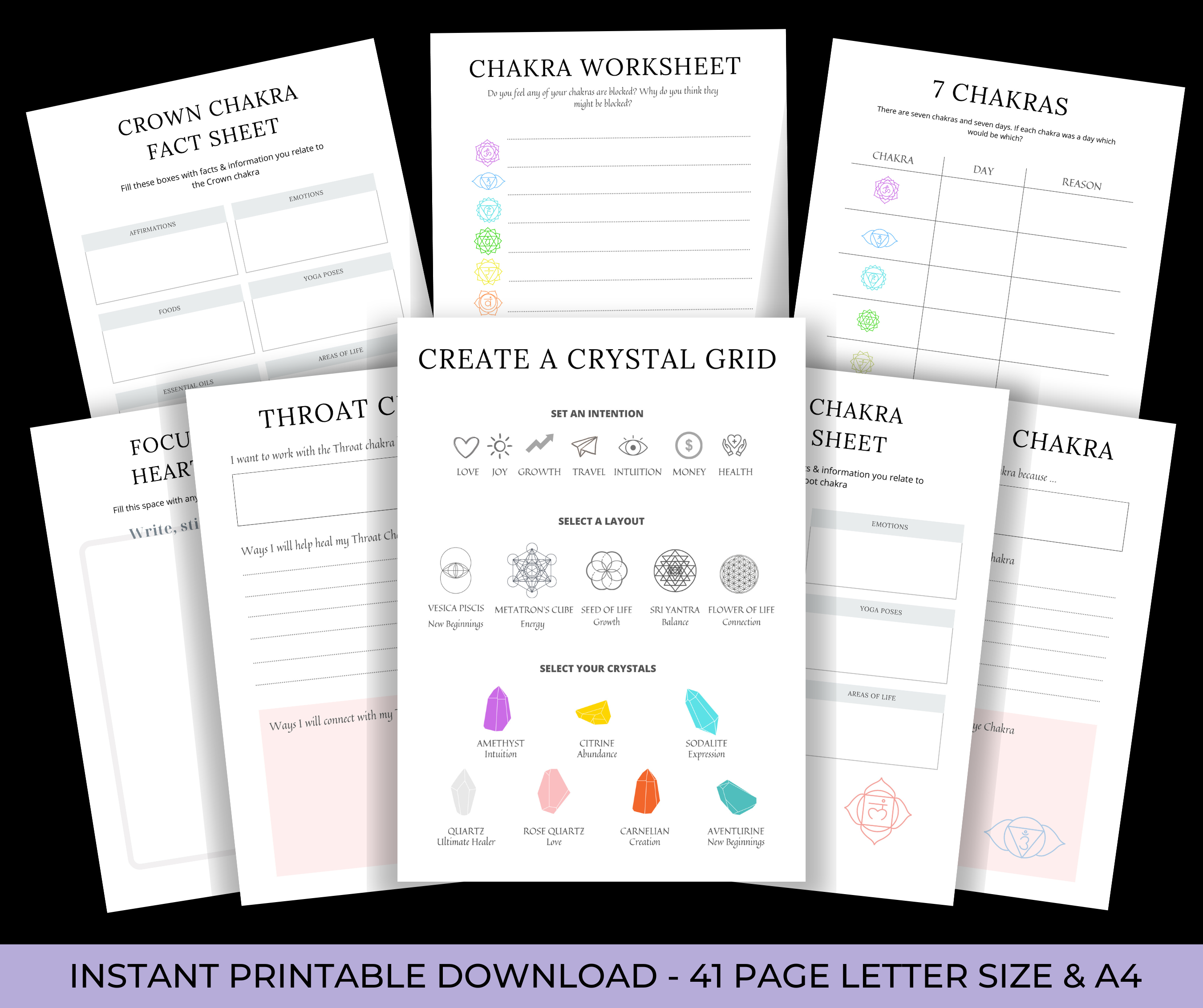 CHAKRA Guide & Workbook Digital Download
