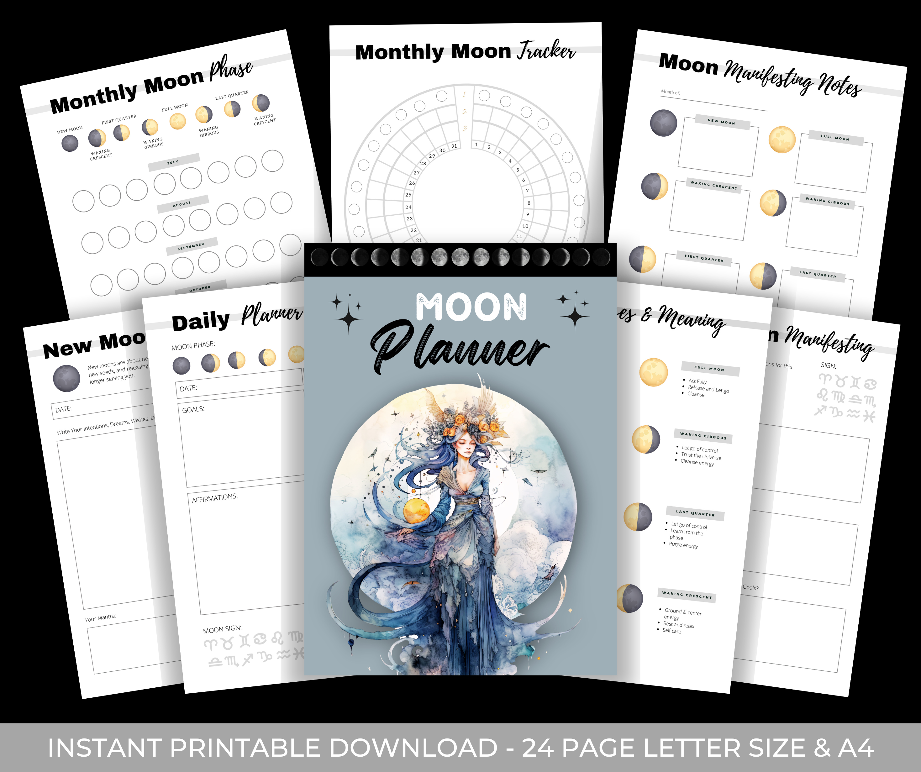 Moon Planner Digital Download
