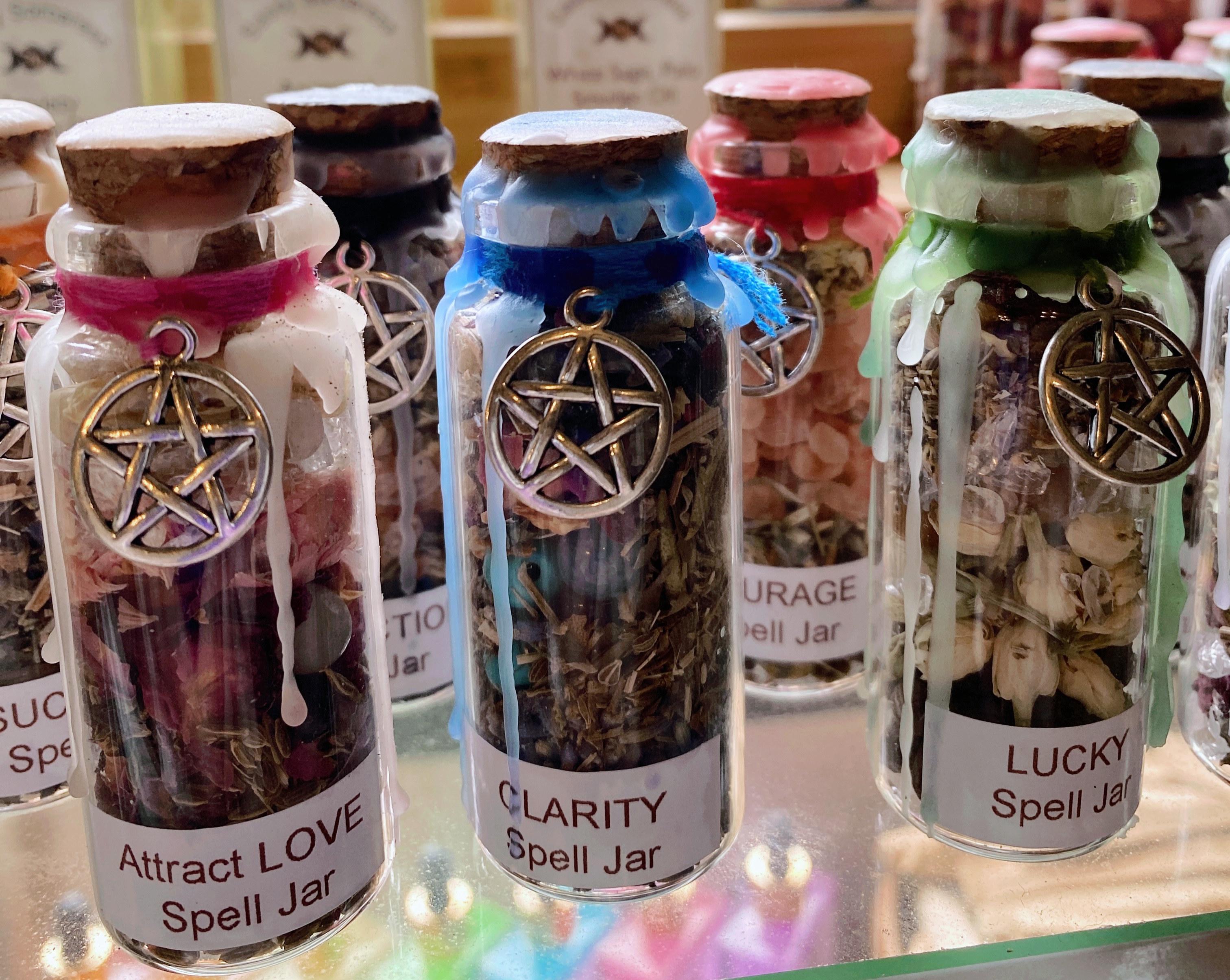 Magickal Cork topped SPELL JARS 30ml