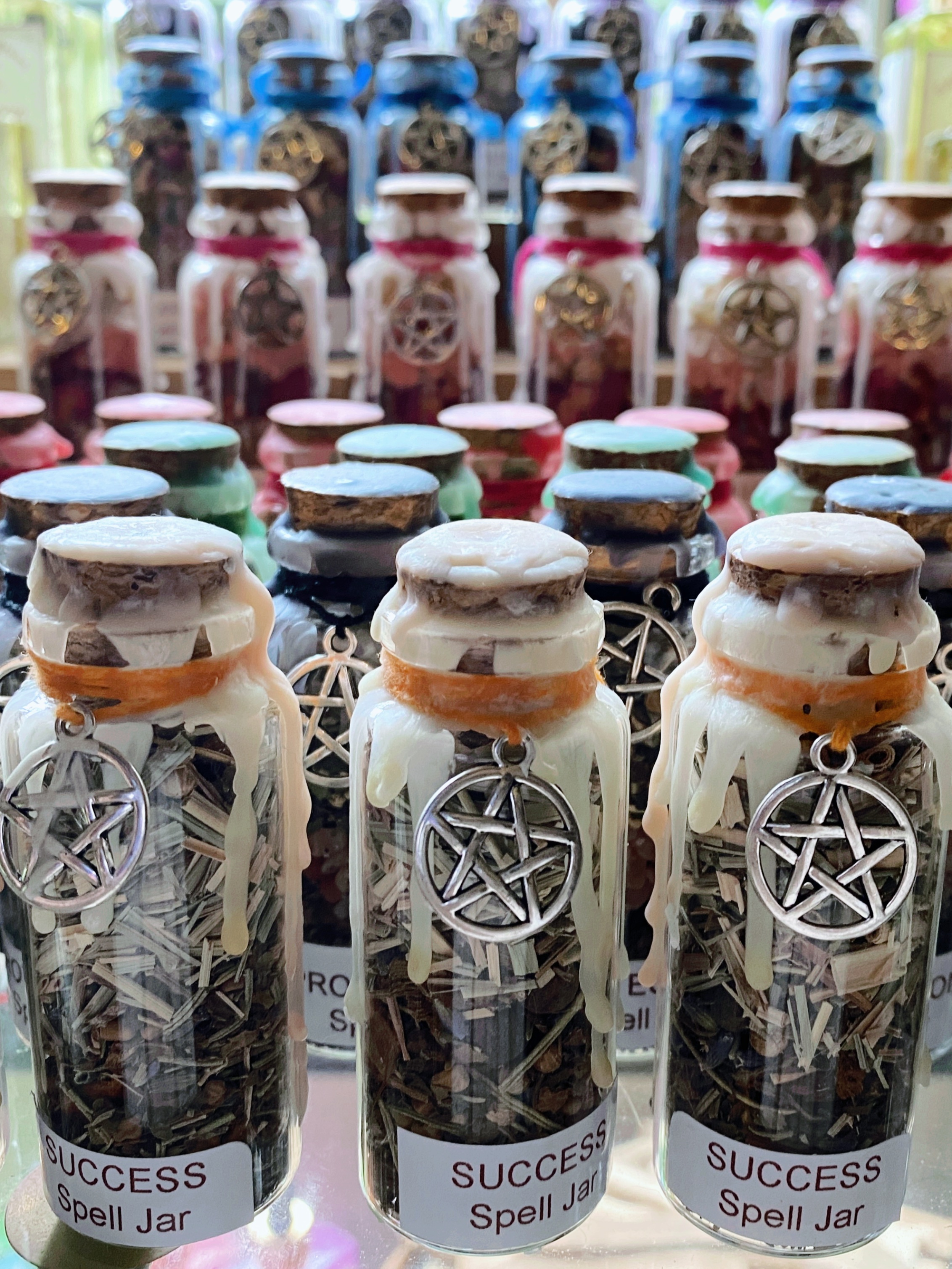 Magickal Cork topped SPELL JARS 30ml