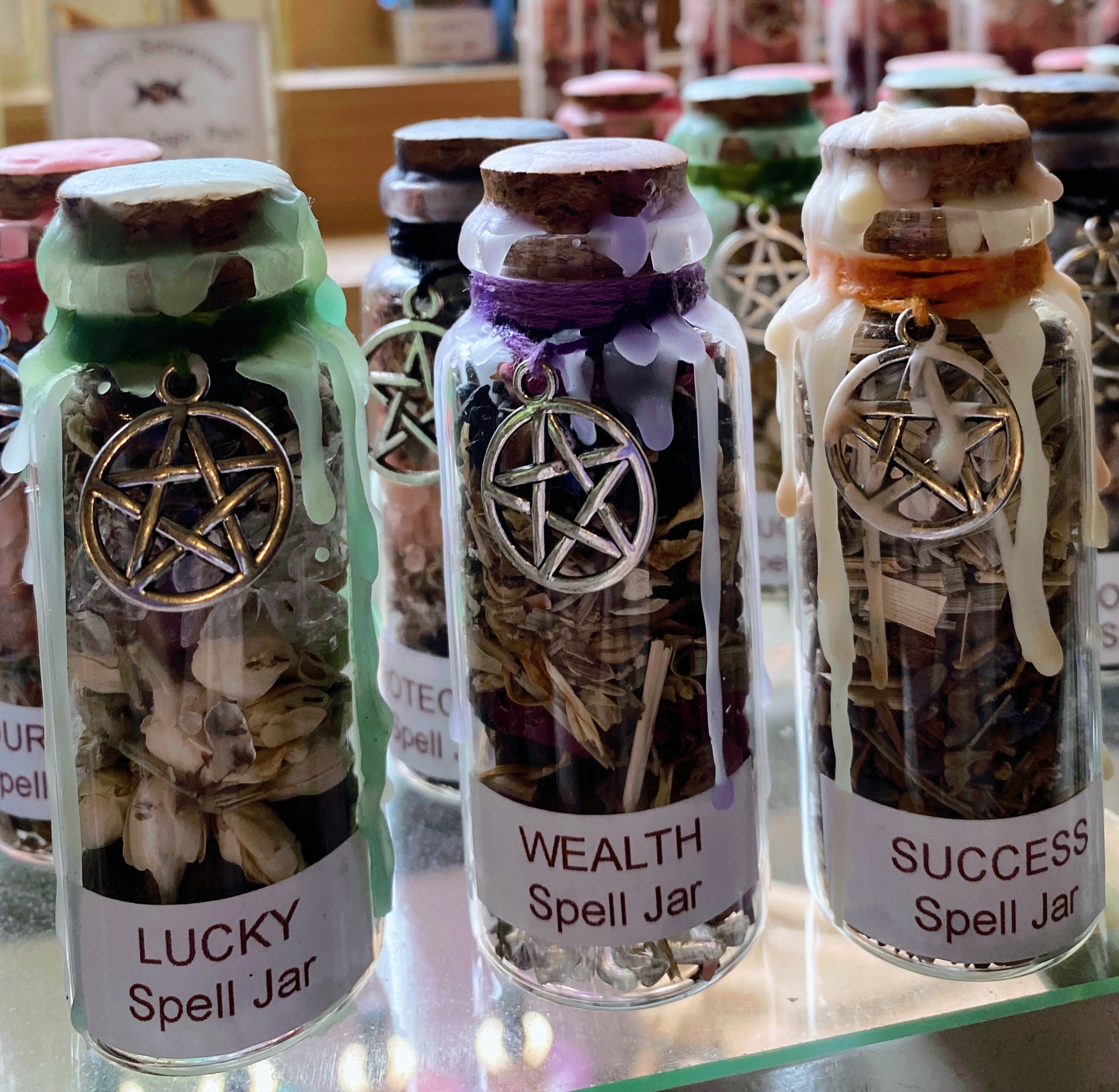 Magickal Cork topped SPELL JARS 30ml