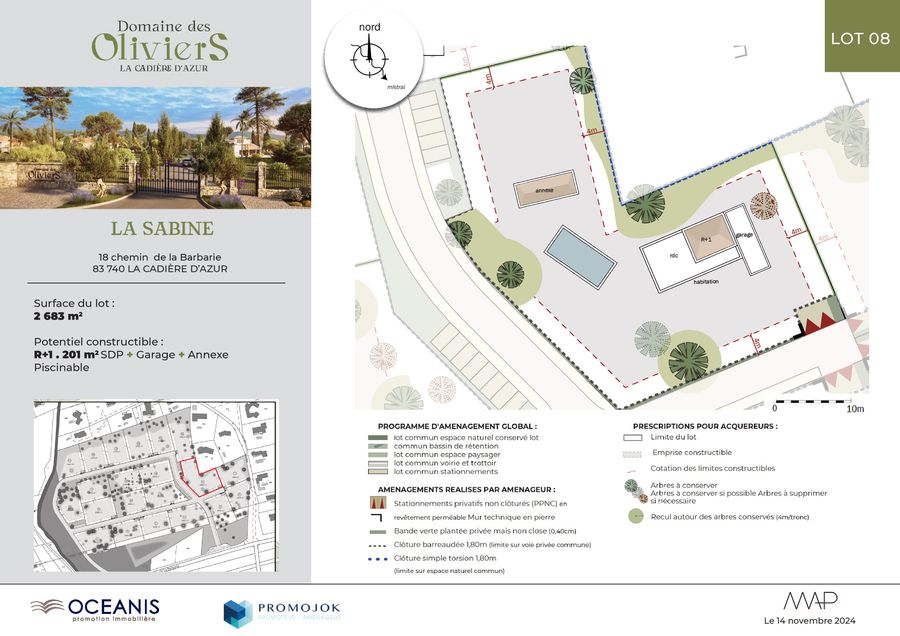 08. La Sabine Terrain la Cadiere d'Azur 83740