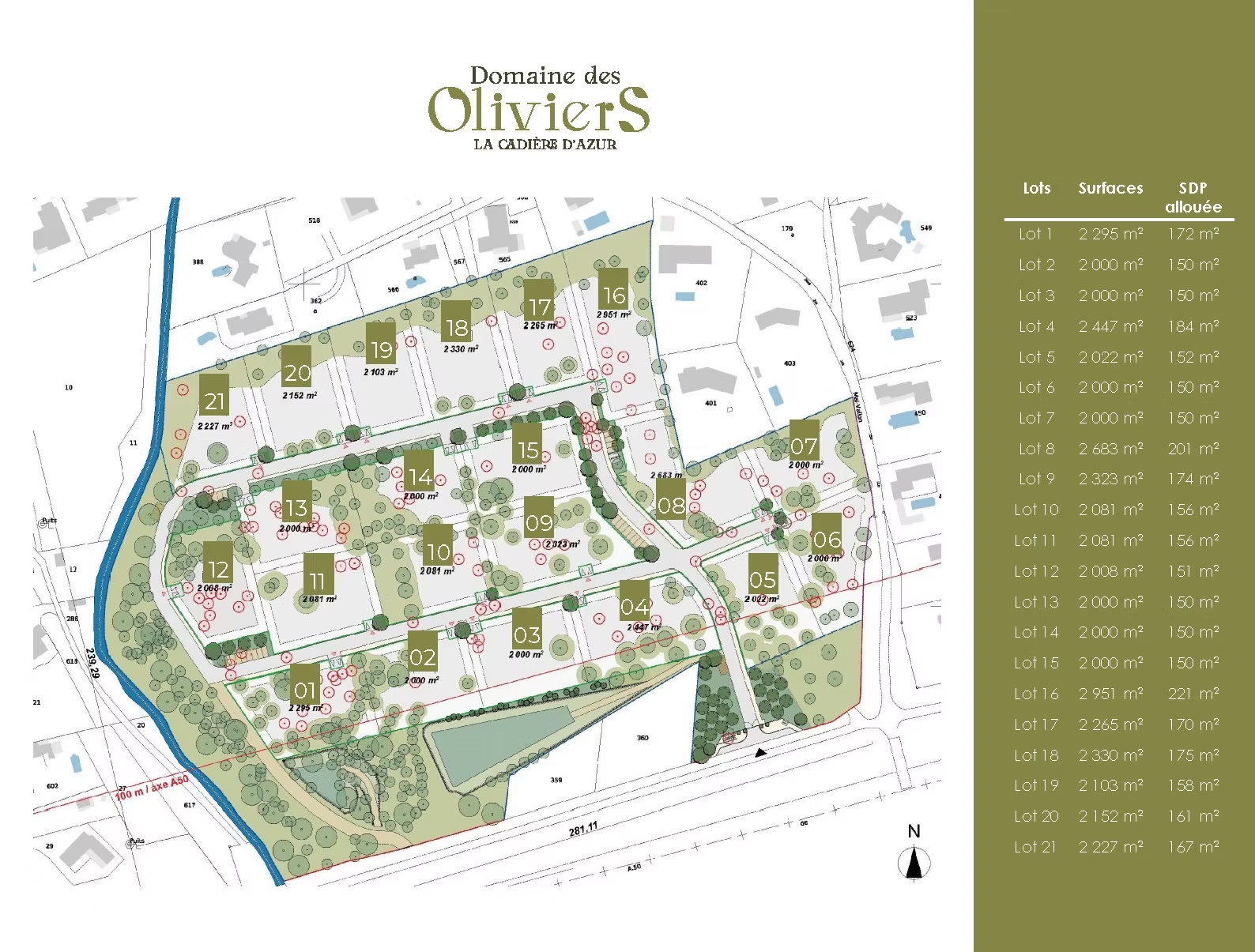 15. Olivera Terrain la cadiere d'Azur 83740
