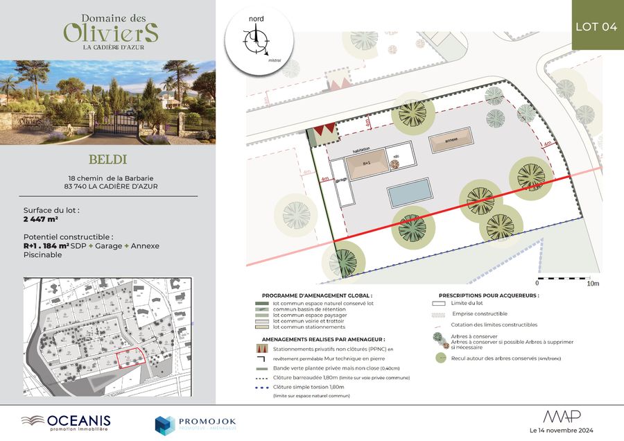 04 . Beldi Terrain la Cadière d'Azur 83740