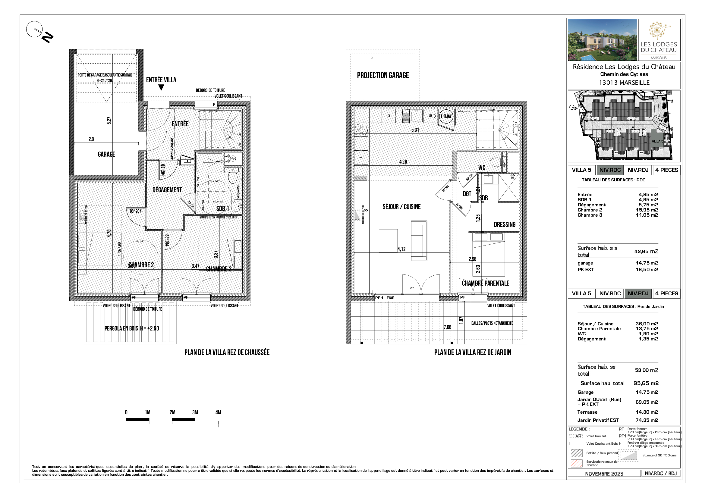 Lot 5 . Lodges du Château Marseille 13ème
