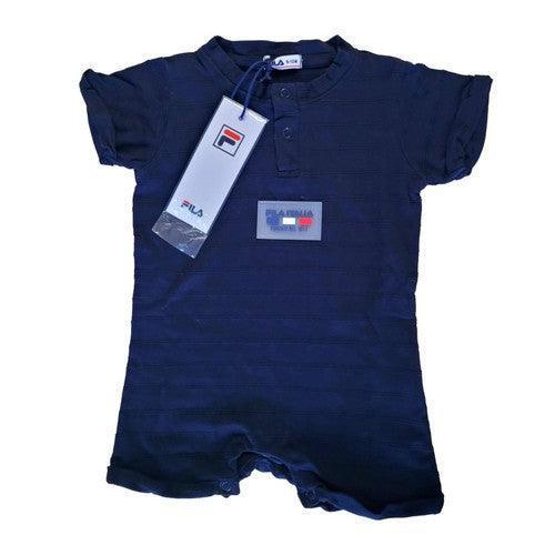 Fila Baby Boy and Girl Romper with Stylish Design and Soft Cotton Comfort