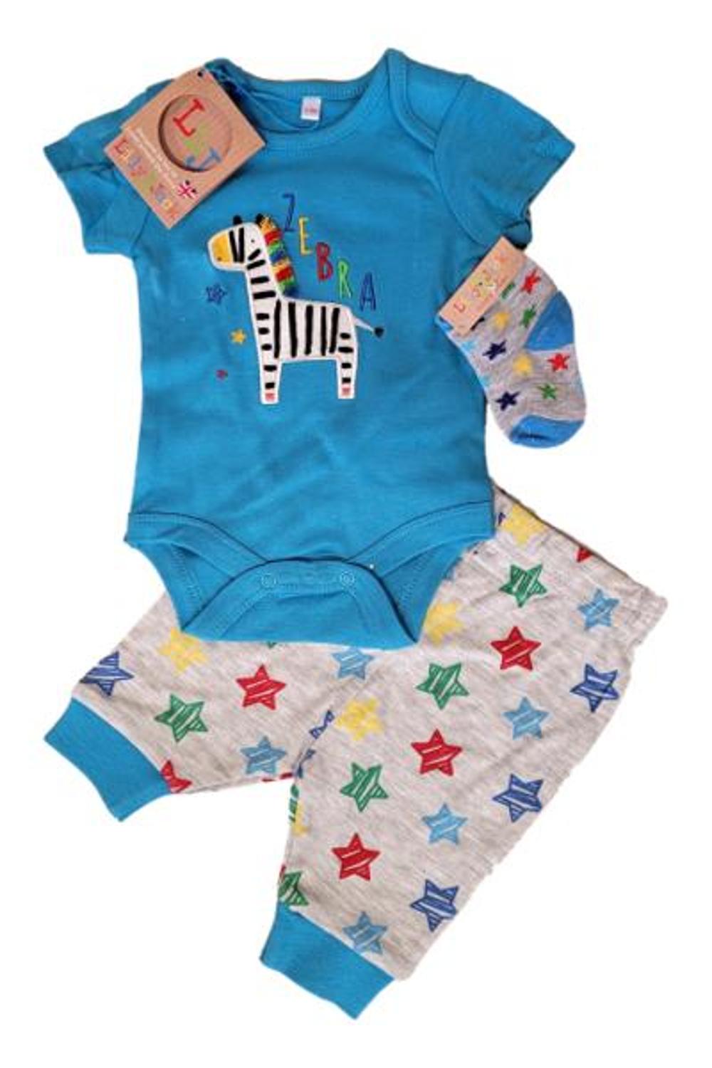 Unisex 3 Piece Baby Outfit For Baby Girl or Baby Boy by Lily & Jack