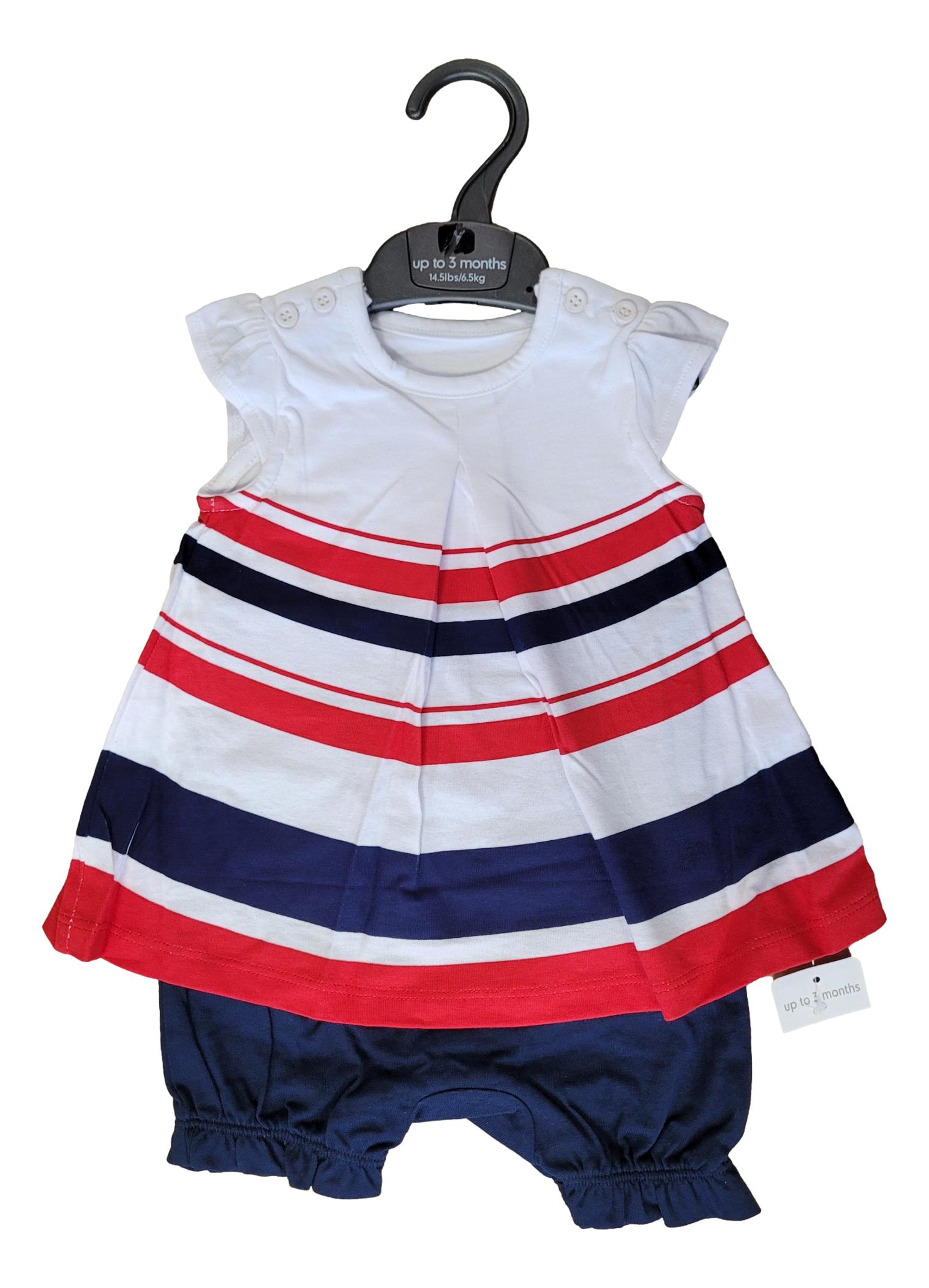 Mothercare Baby Girl Dress Romper with Adorable Design and Comfortable Fit