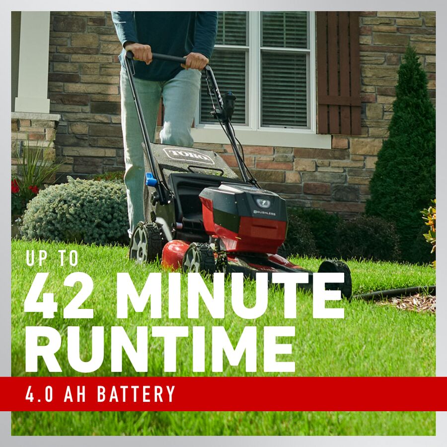 60V Max* 21 in. (53 cm) Recycler® w/SmartStow® Push Lawn Mower with 4.0Ah Battery