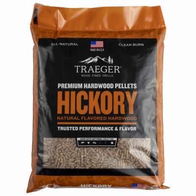 Hickory BBQ Pellets, Hardwood, 20 Lb.