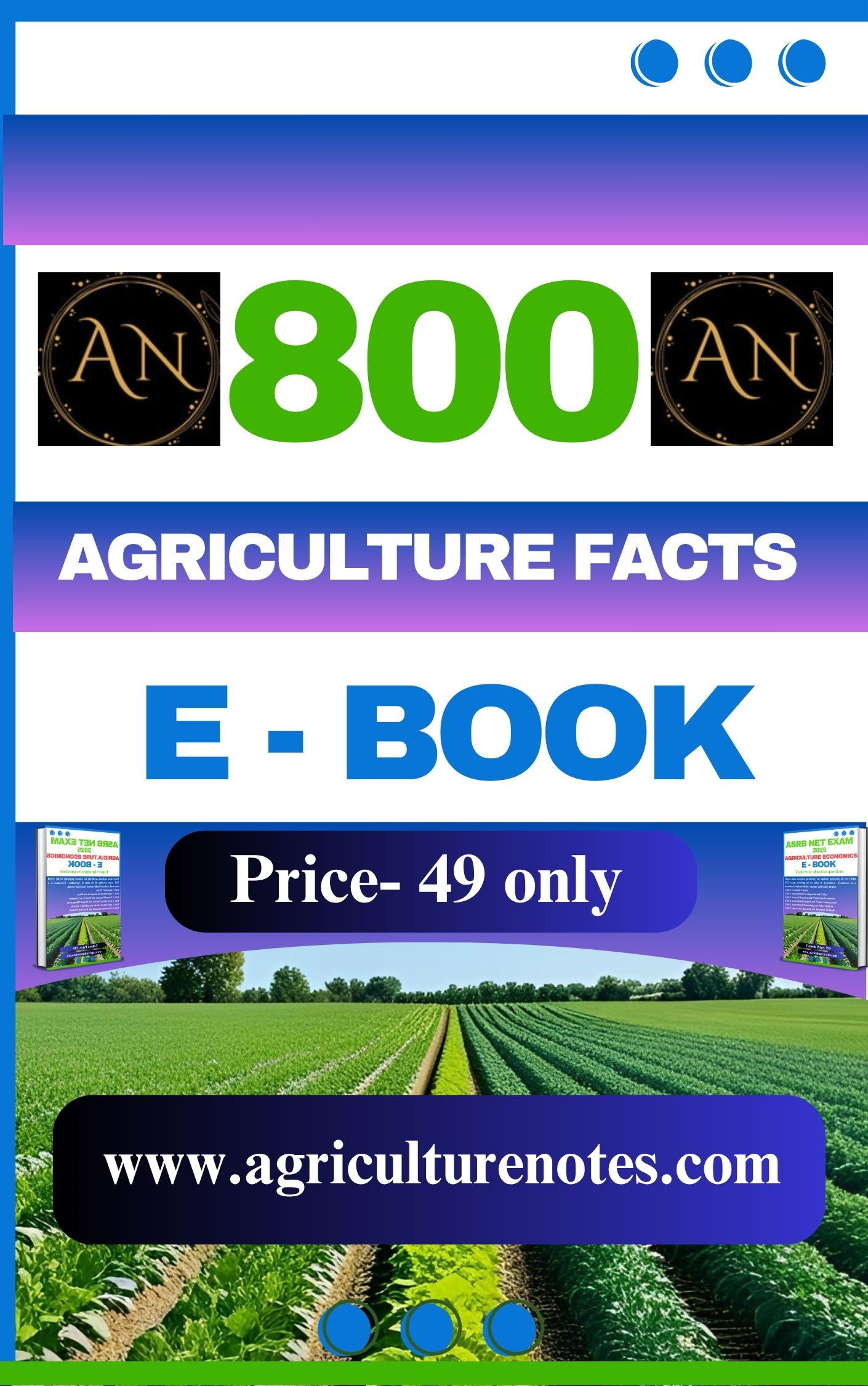 800 Agriculture Facts Ebook Price 49 Rs only