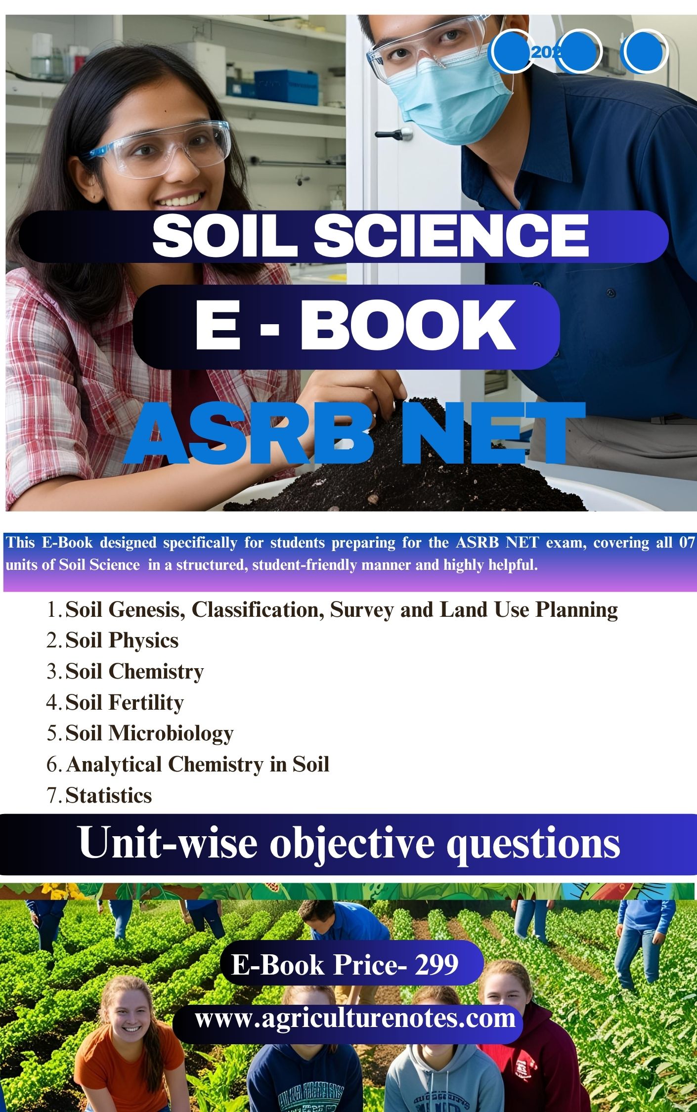Soil Science ASRB NET NOTES PDF EBOOK 2025