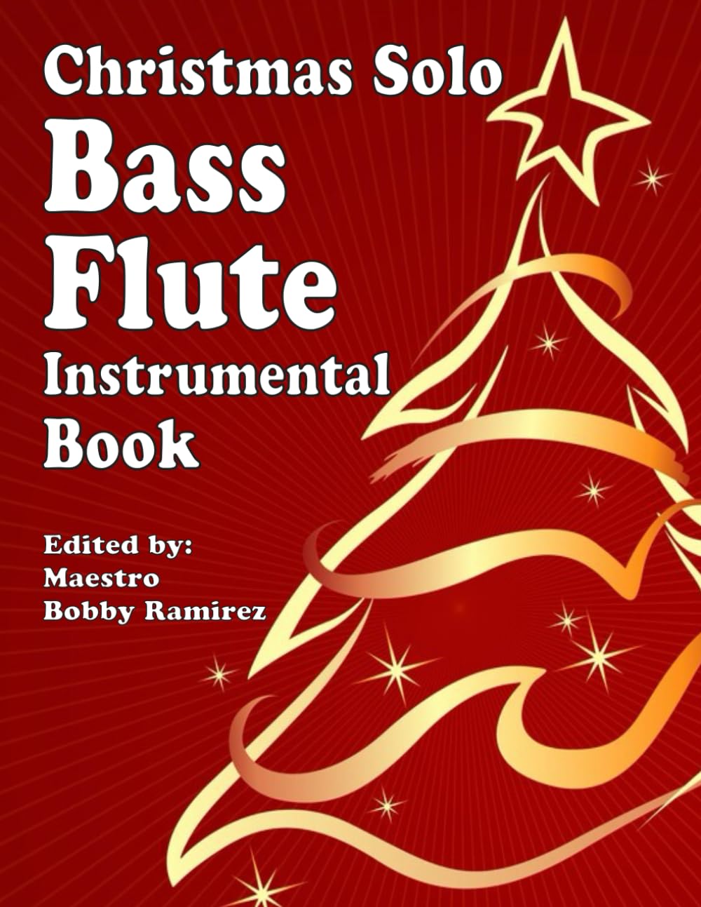 Christmas Solo Bass Flute Instrumental Book