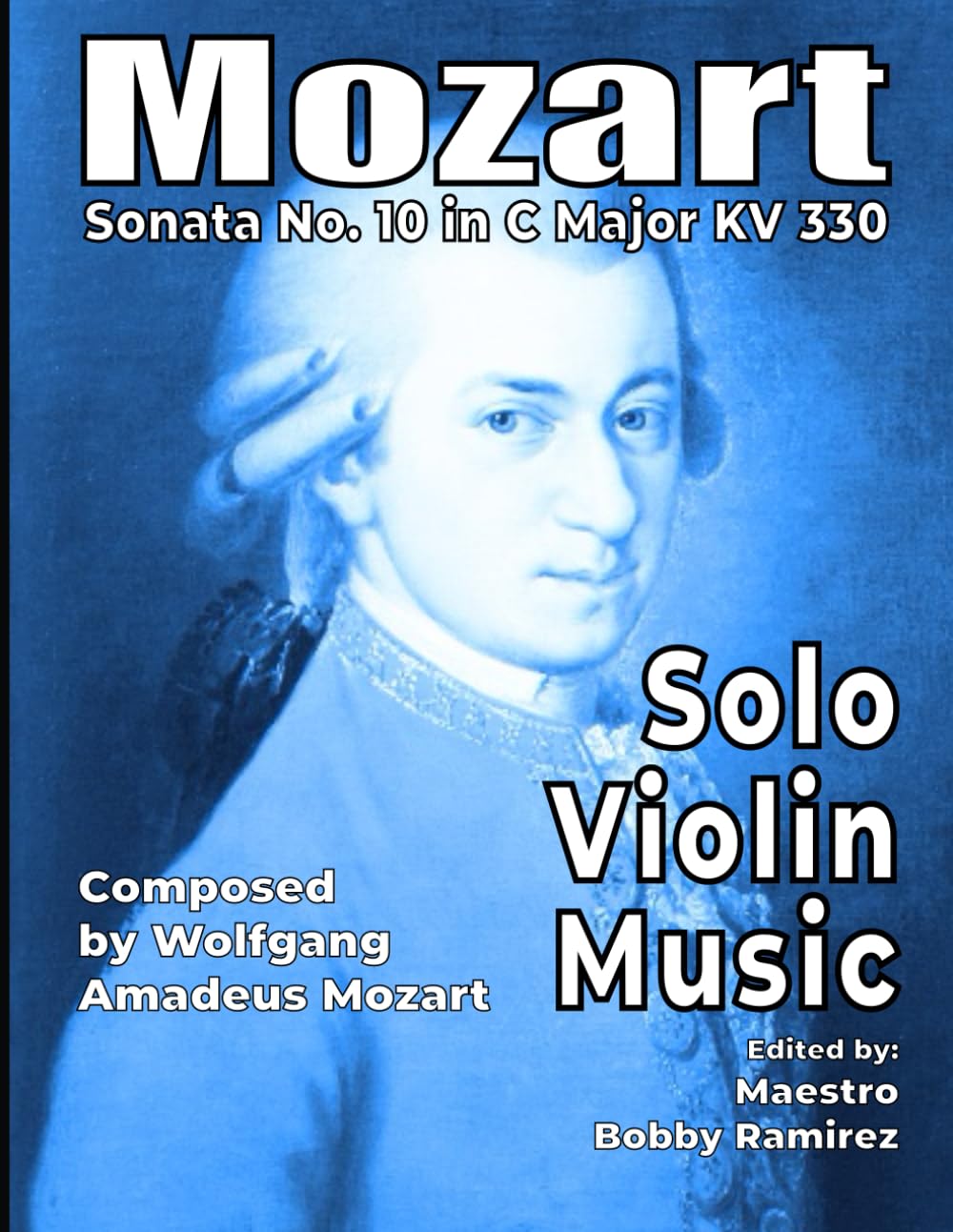 Mozart Sonata No. 10 in C Major KV 330 Solo Violin Music