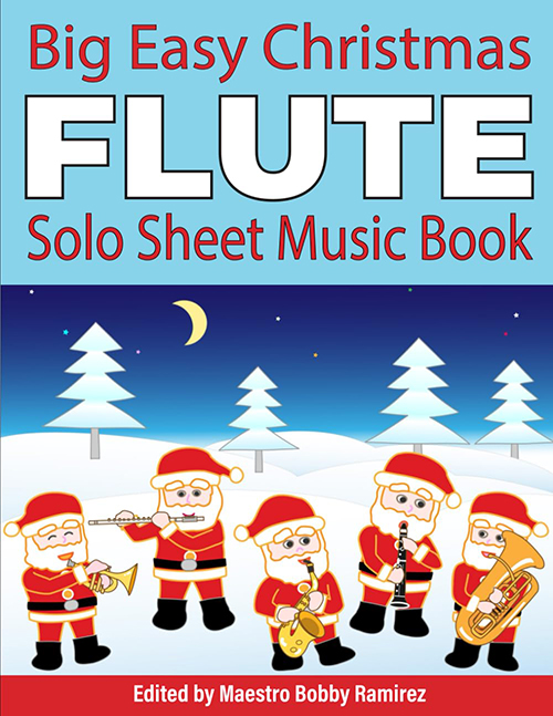 Big Easy Christmas Flute Solo Sheet Music Book