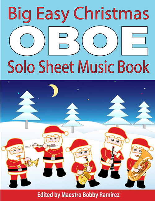 Big Easy Christmas Oboe Solo Sheet Music Book