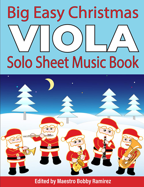 Big Easy Christmas Viola Solo Sheet Music Boo