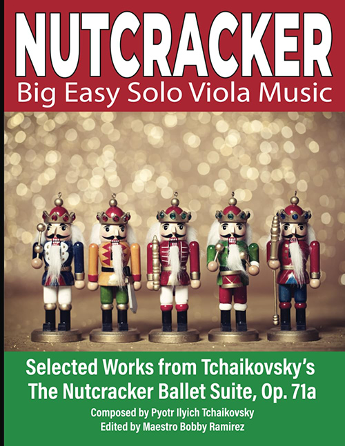 NUTCRACKER Big Easy Solo Viola Music