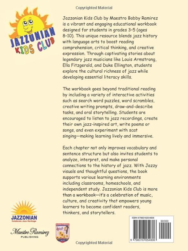 Jazzonian Kids Club: Groovin' Through Jazz History & Language Arts