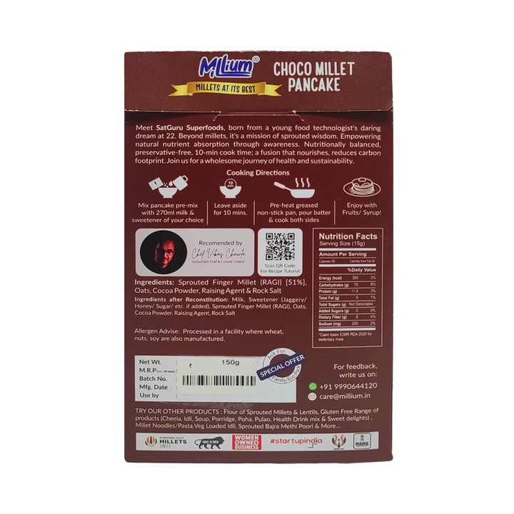 Choco Millet Pancake