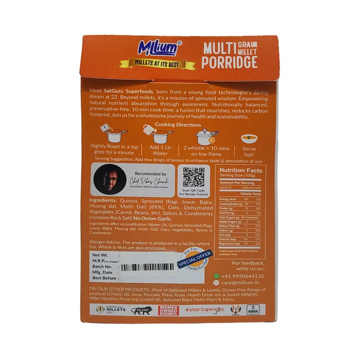 Mutli-Millet-Grain Porridge (Dalia)