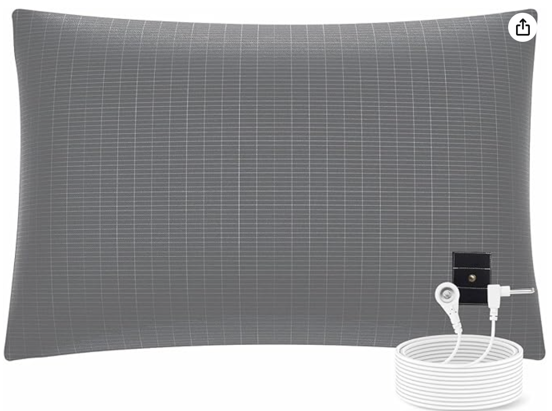 Grounding Pillowcase, Organic Cotton with SilverFiber