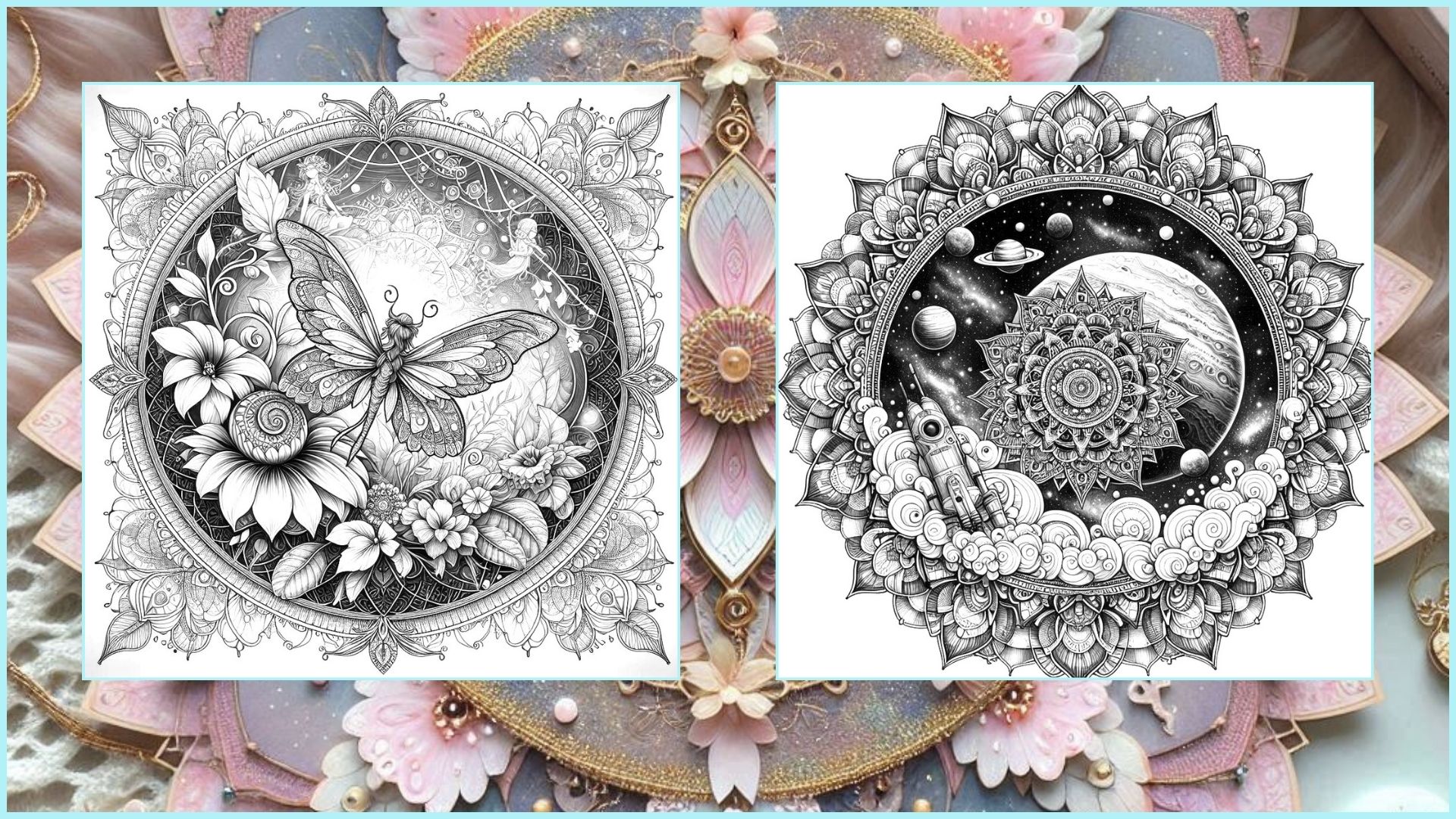 Serenity in Circles Volume II Coloring Pages PDF Digital Download