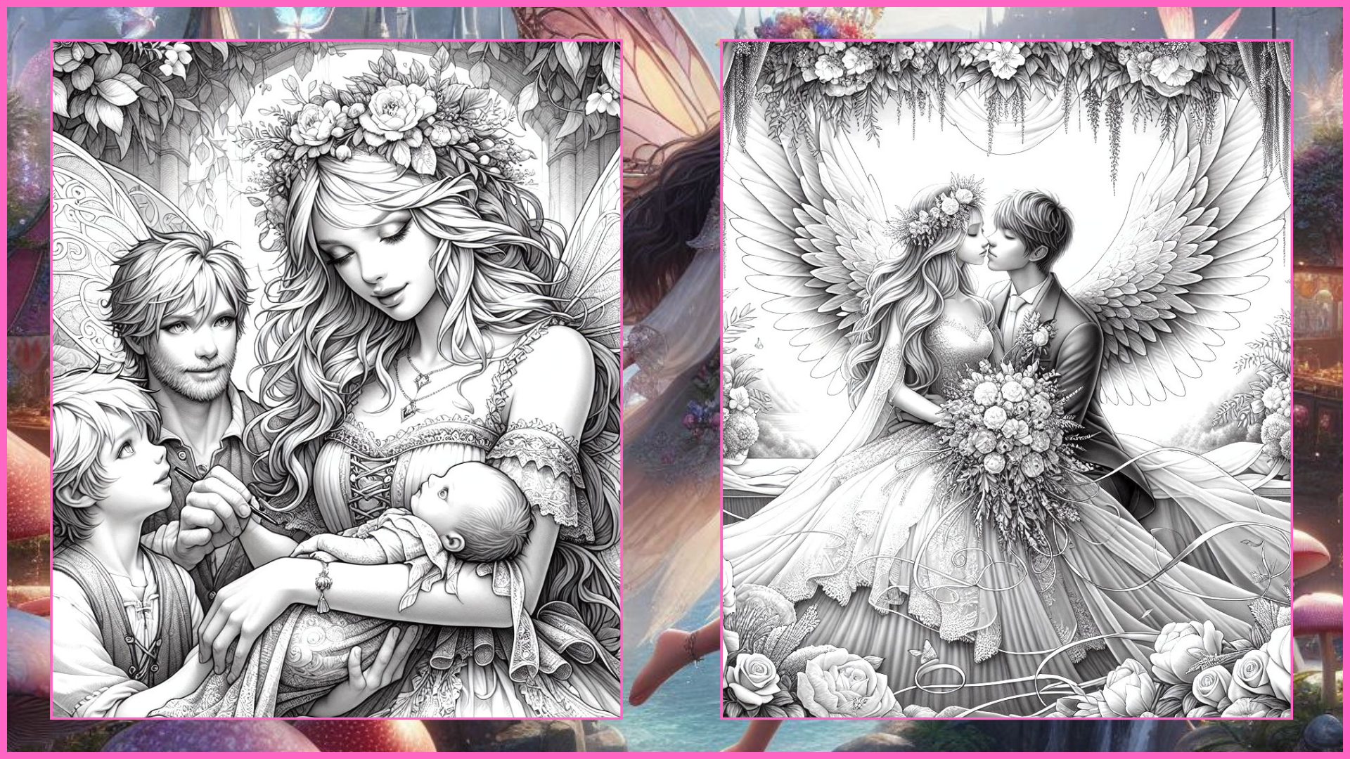 Fairycore Dreams Volume II Coloring Pages PDF Digital Download