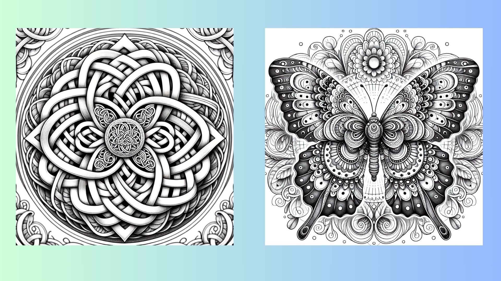Serenity in Circles Coloring Pages PDF Digital Download