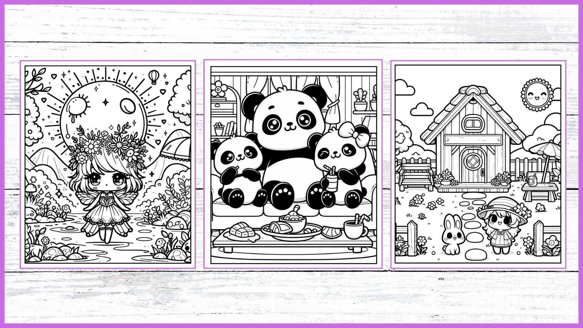 Chibi Charmers Coloring Pages PDF Digital Download