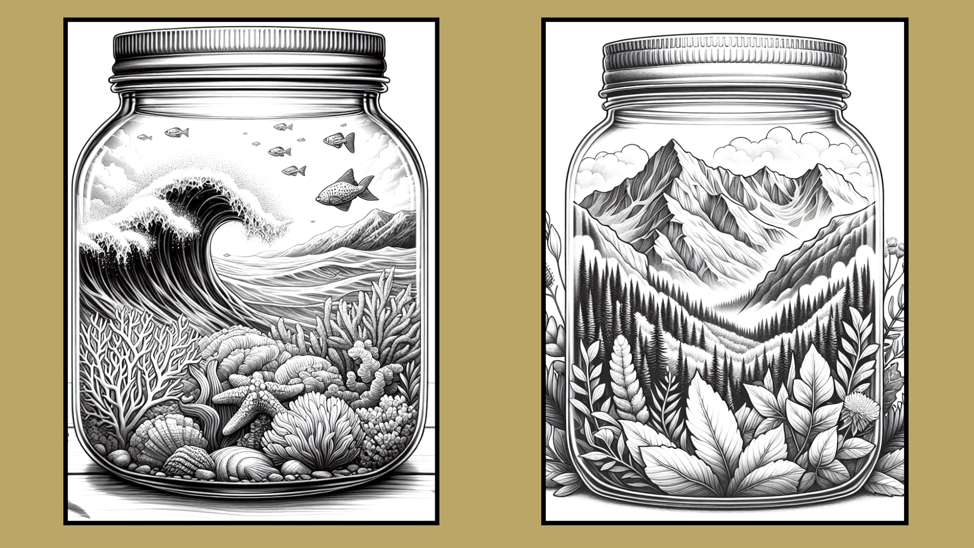 Jar Life Coloring Paperback Book