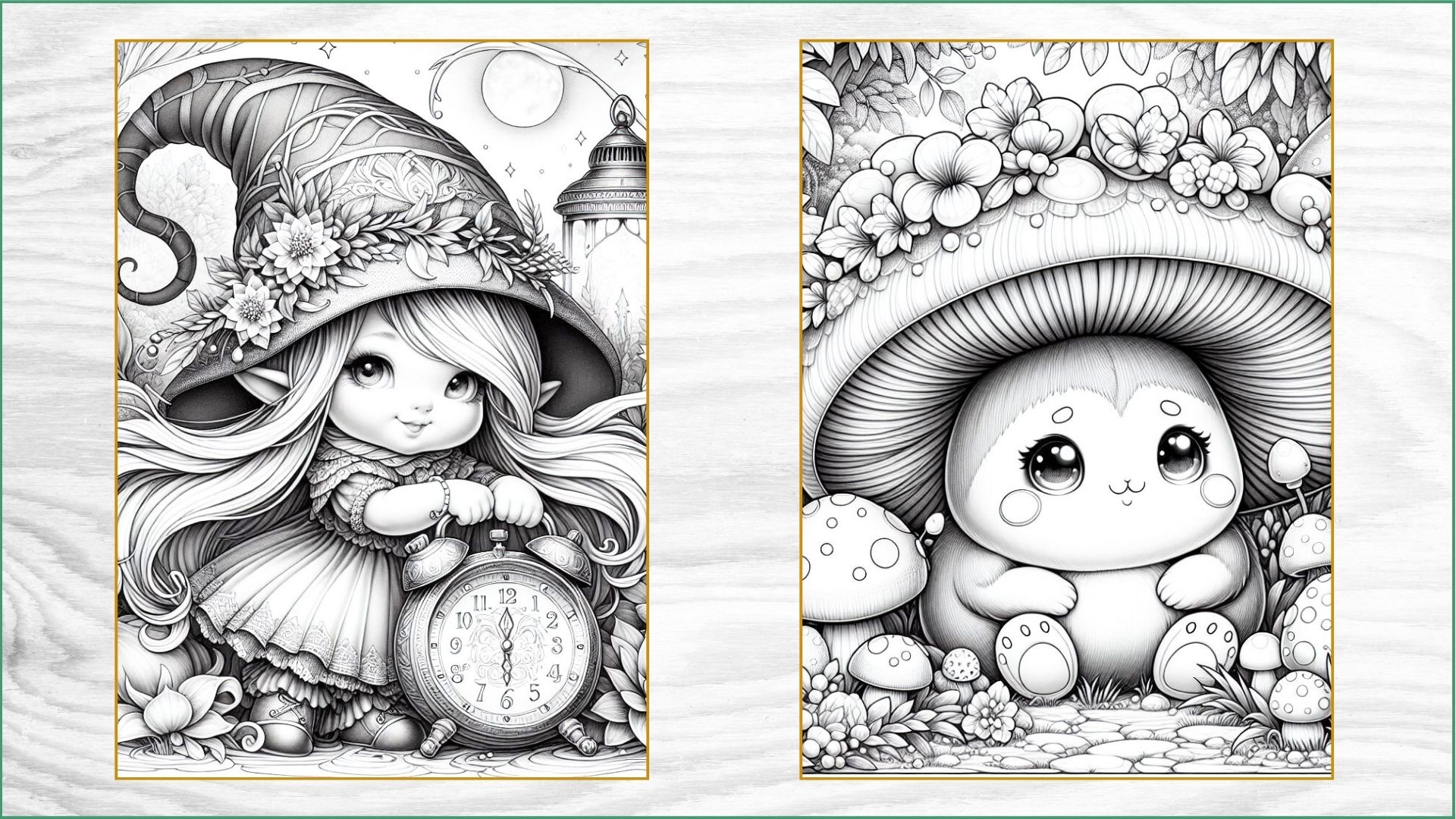 Whimsical Wonderland Coloring Paperback Book