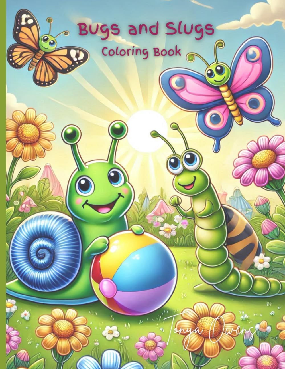 Bugs and Slugs Coloring Paperback Book