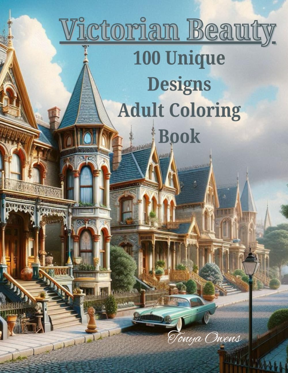 Victorian Homes Coloring Paperback Book