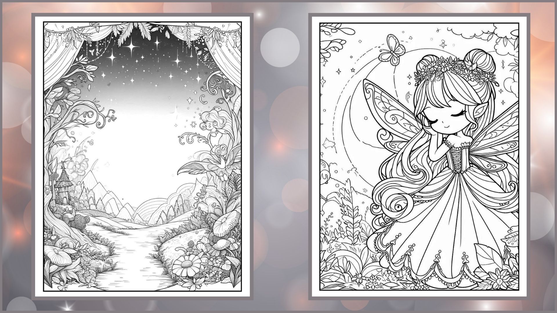 Fairycore Dreams 100 Unique Designs: Adult Coloring Book Paperback