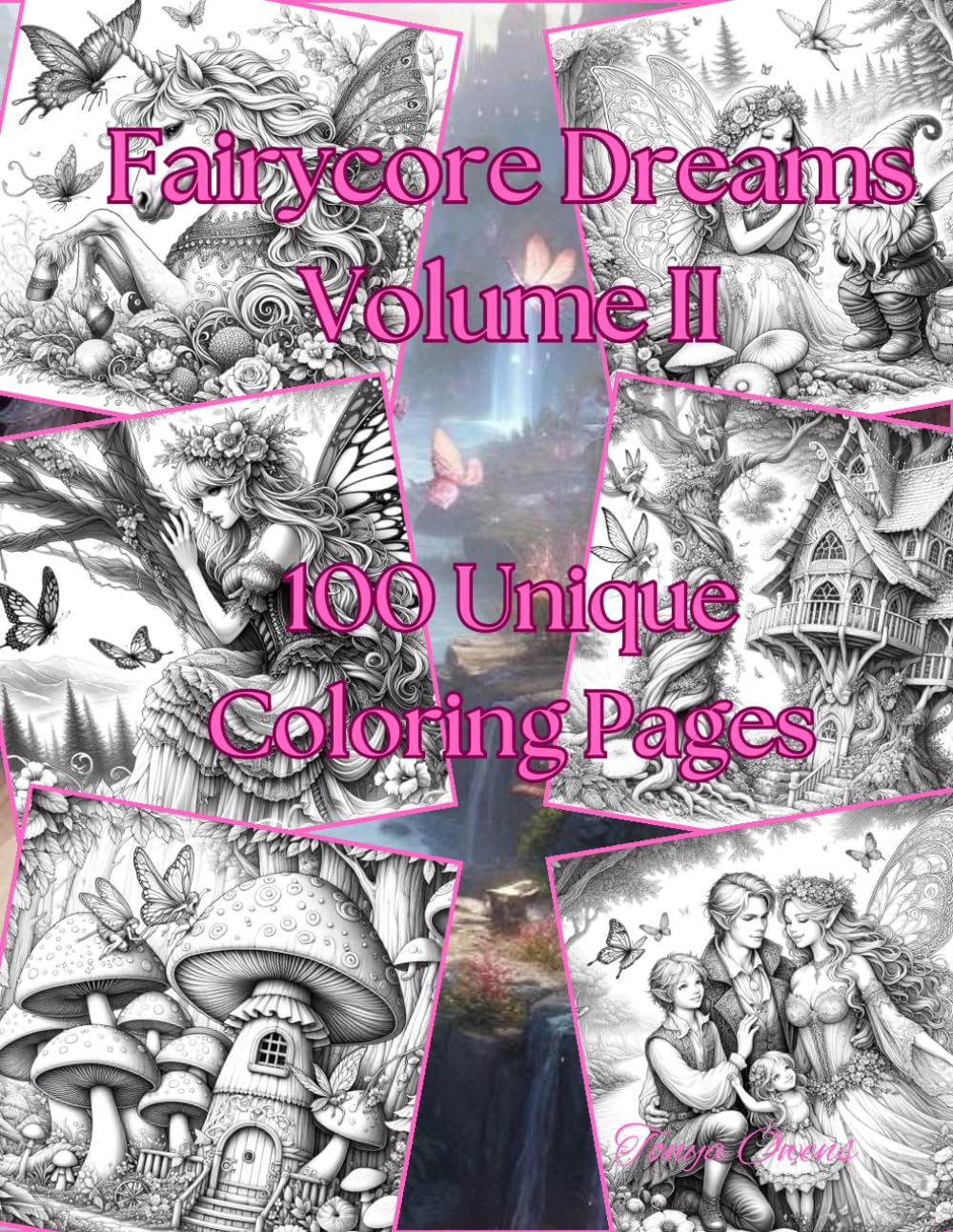 Fairycore Dreams Volume II 100 Unique Designs: Adult Coloring Book Paperback