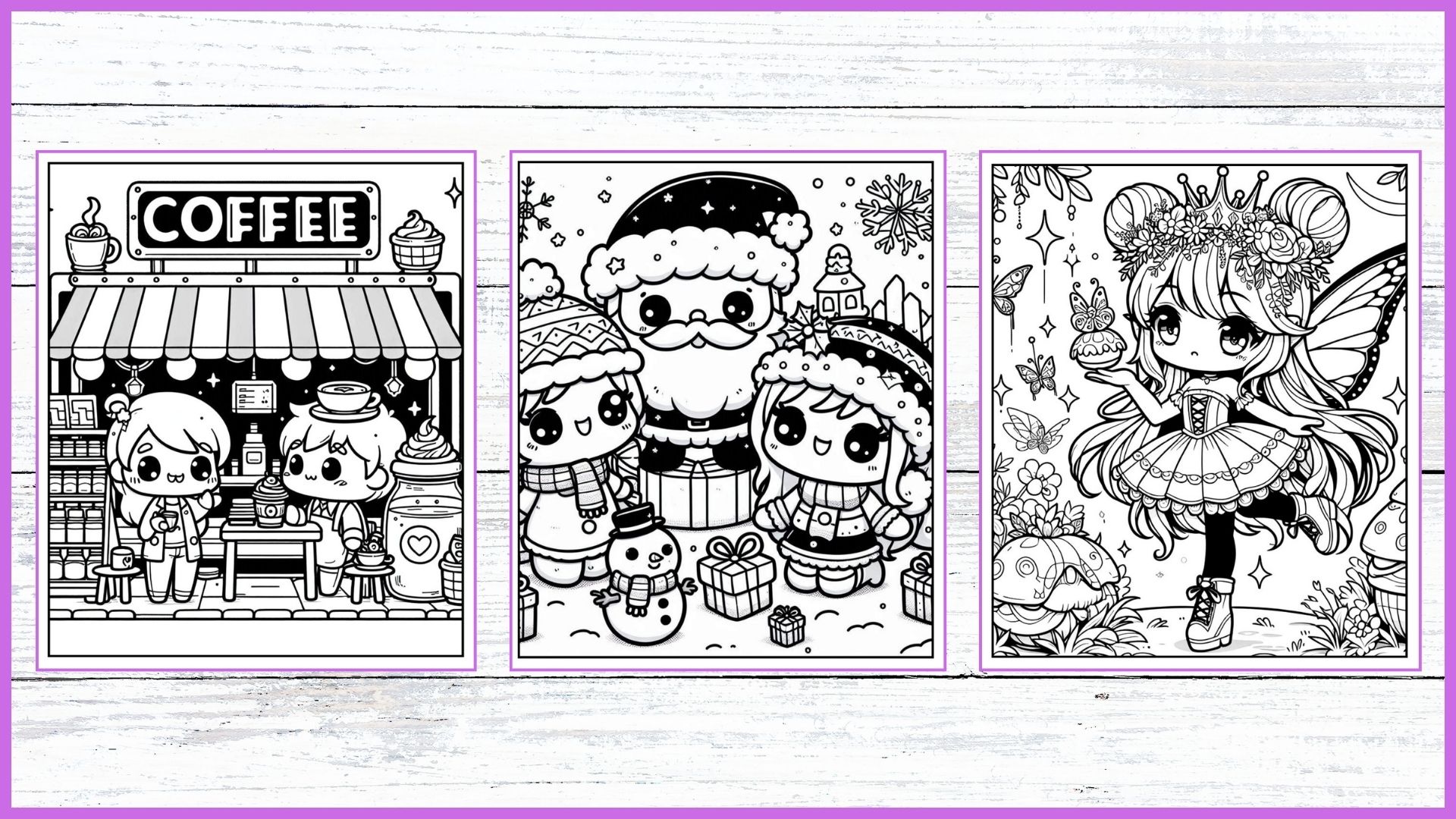 Chibi Charmers: 100 Kawaii Coloring Pages Paperback